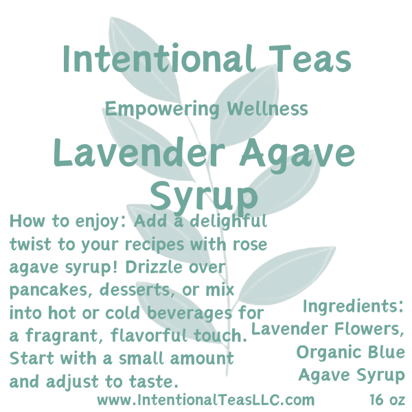 Lavender Infused Agave Syrup
