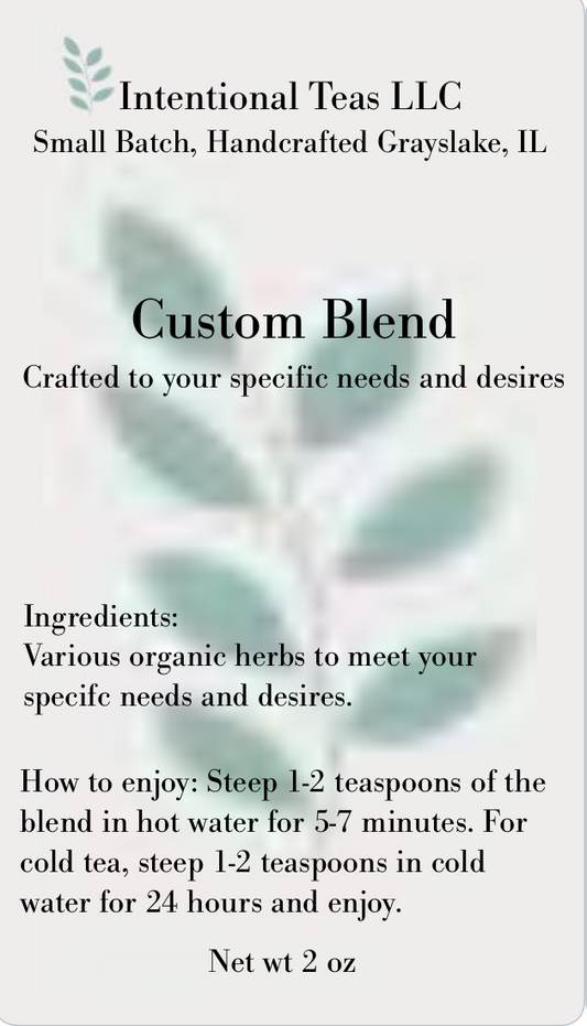 Custom Tea Blend