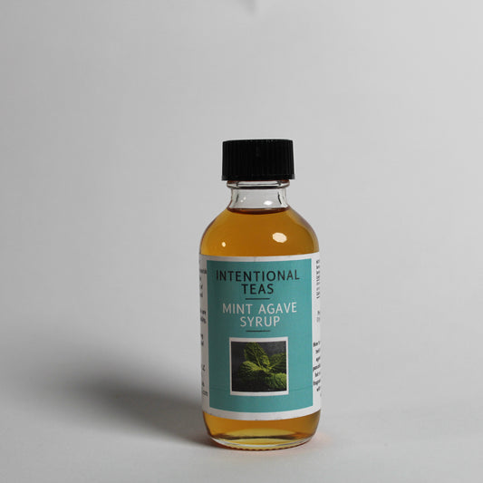 Mint Infused Agave Syrup